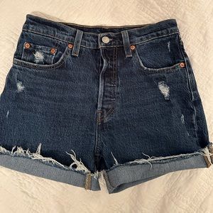 Levi’s Women’s 501 Denim Cutoff Jean Shorts